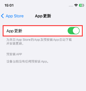 武胜苹果15维修中心如何让iPhone15APP自动更新