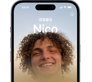 武胜苹果15服务站分享iPhone15实时语音留言开启方法 